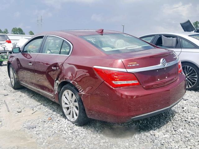 1G4GB5GRXFF210567 - 2015 BUICK LACROSSE BURGUNDY photo 3