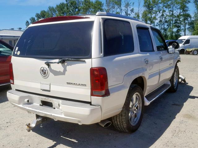 1GYEK63N54R266507 - 2004 CADILLAC ESCALADE L WHITE photo 4