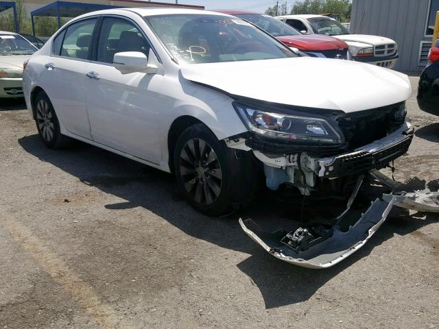 1HGCR3F88FA032460 - 2015 HONDA ACCORD EXL WHITE photo 1