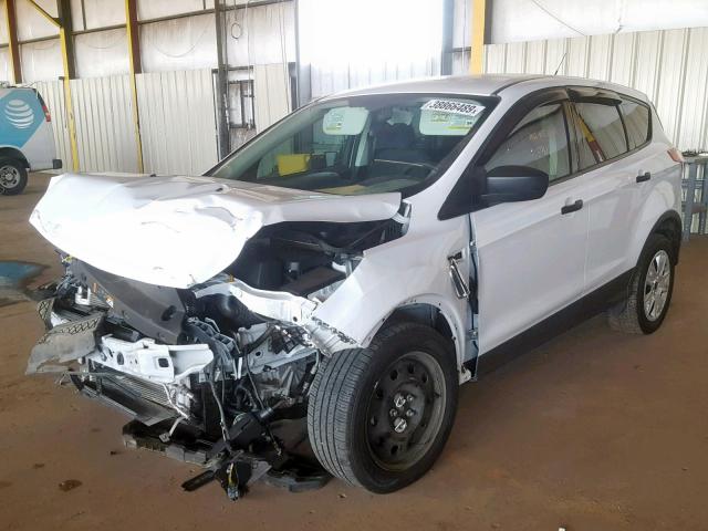 1FMCU0F75EUB09006 - 2014 FORD ESCAPE S WHITE photo 2