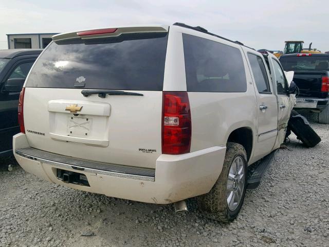 1GNFC36J59R170129 - 2009 CHEVROLET SUBURBAN C WHITE photo 4