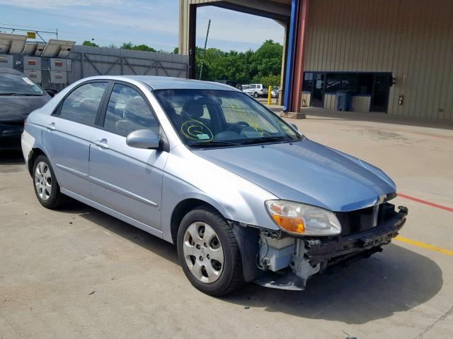 KNAFE121385514573 - 2008 KIA SPECTRA EX BLUE photo 1