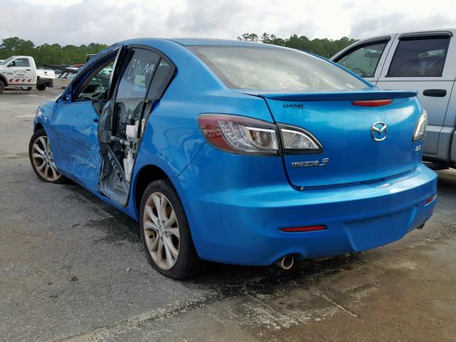 JM1BL1S69A1253885 - 2010 MAZDA 3 S BLUE photo 3