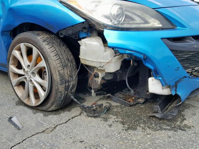 JM1BL1S69A1253885 - 2010 MAZDA 3 S BLUE photo 9