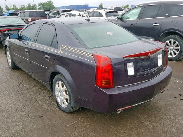 1G6DP577260101632 - 2006 CADILLAC CTS HI FEA BLACK photo 3