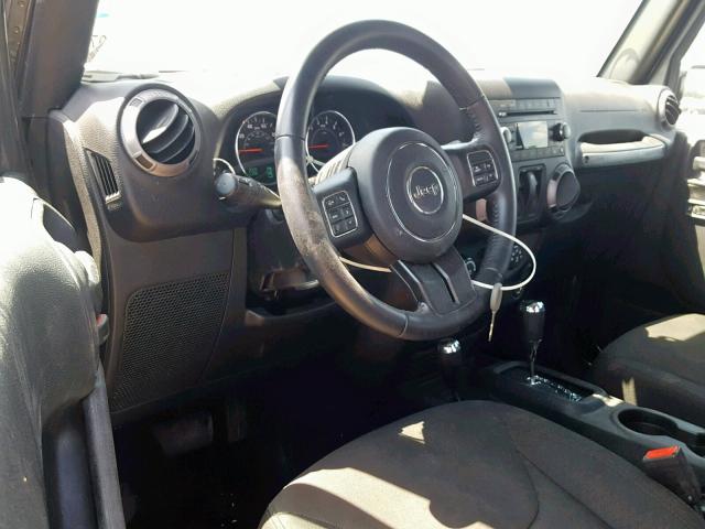 1C4AJWAG1HL664348 - 2017 JEEP WRANGLER S GRAY photo 9