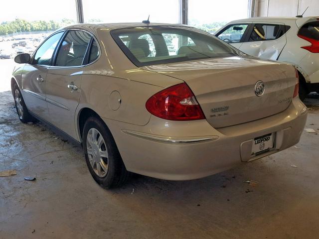 2G4WC582881152401 - 2008 BUICK LACROSSE C TAN photo 3