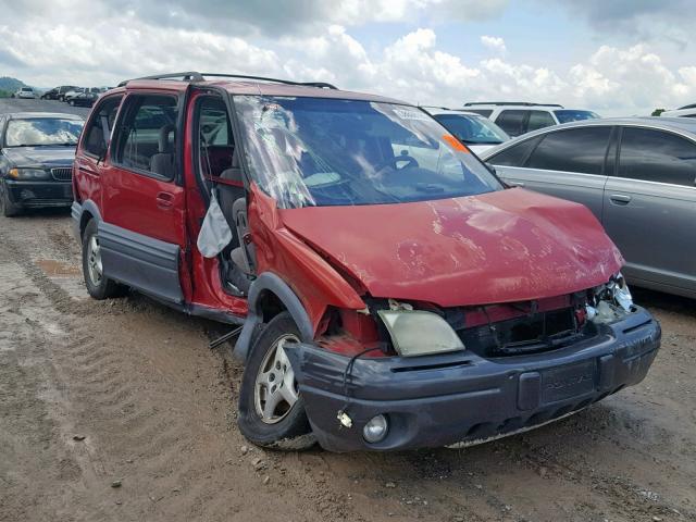 1GMDX03EXXD129947 - 1999 PONTIAC MONTANA / RED photo 1