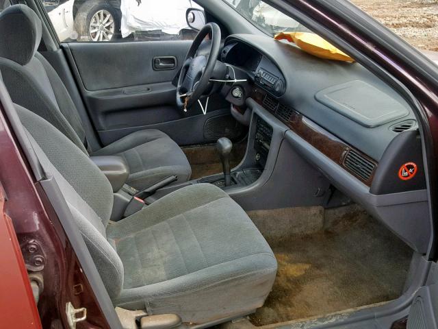 1N4BU31D6VC165353 - 1997 NISSAN ALTIMA XE MAROON photo 5