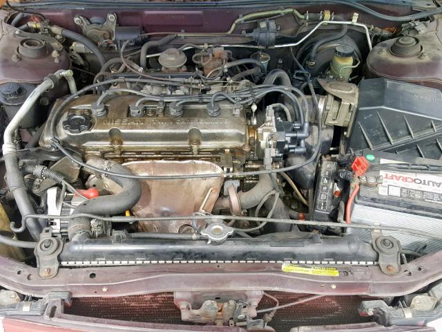 1N4BU31D6VC165353 - 1997 NISSAN ALTIMA XE MAROON photo 7