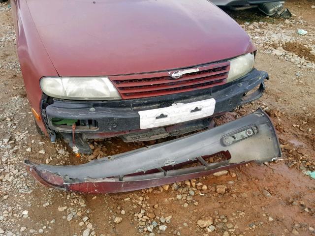 1N4BU31D6VC165353 - 1997 NISSAN ALTIMA XE MAROON photo 9