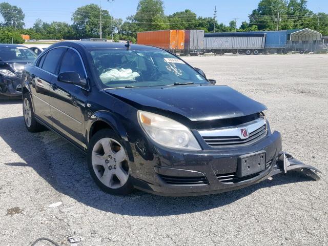 1G8ZS57B58F240119 - 2008 SATURN AURA XE BLACK photo 1