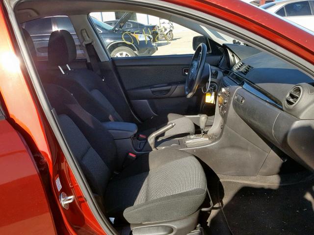 JM1BK32F381140247 - 2008 MAZDA 3 I RED photo 5