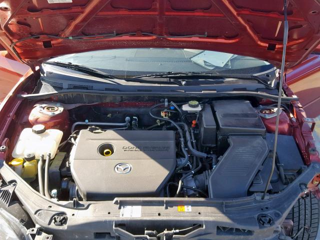 JM1BK32F381140247 - 2008 MAZDA 3 I RED photo 7