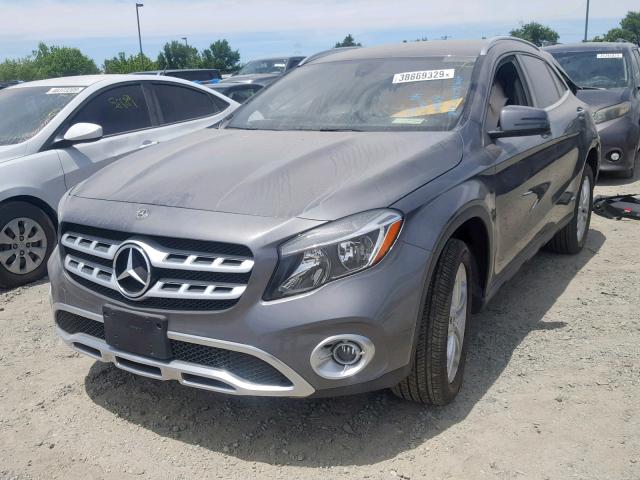 WDCTG4GB5KJ535159 - 2019 MERCEDES-BENZ GLA 250 4M GRAY photo 2