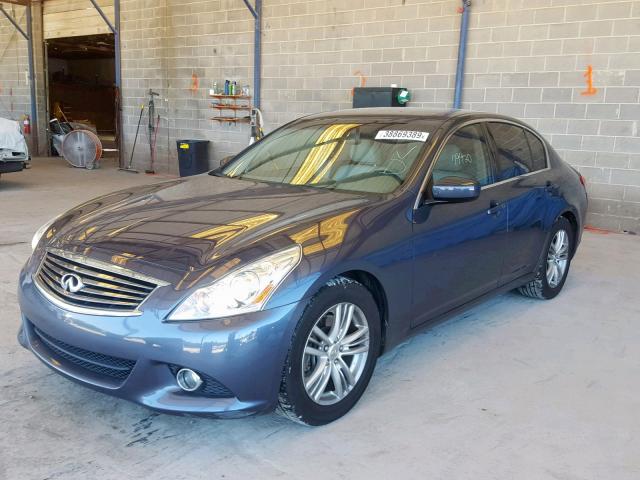 JN1CV6AP7CM620874 - 2012 INFINITI G37 BASE BLUE photo 2