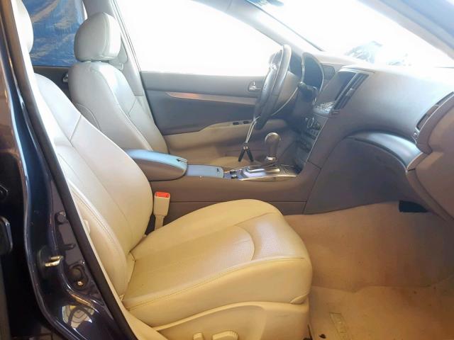 JN1CV6AP7CM620874 - 2012 INFINITI G37 BASE BLUE photo 5