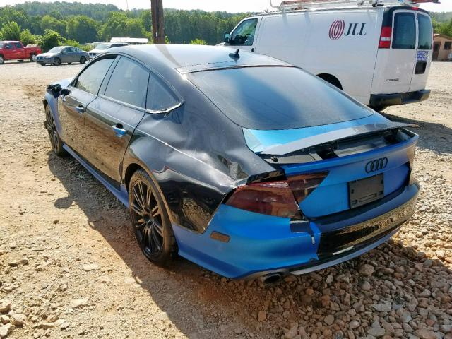 WAU2GAFCXDN098231 - 2013 AUDI A7 PRESTIG BLUE photo 3