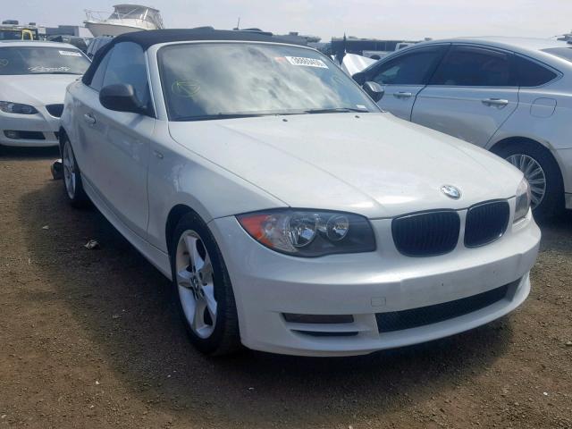 WBAUN1C52BVH83165 - 2011 BMW 128 I WHITE photo 1