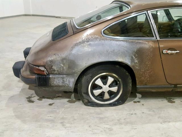 9126001047 - 1976 PORSCHE 912 BROWN photo 9