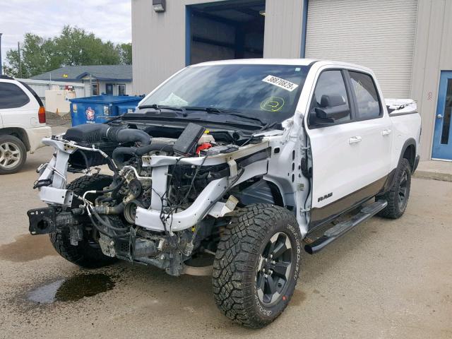 1C6SRFLT2KN534119 - 2019 RAM 1500 REBEL თეთრი ფოტო 2