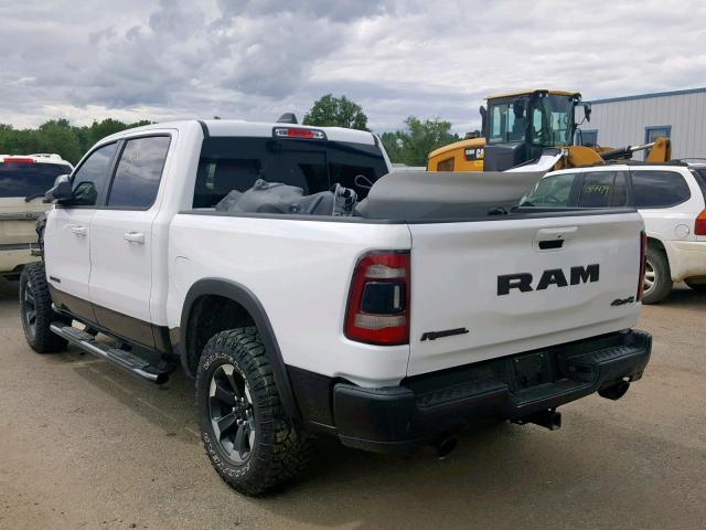 1C6SRFLT2KN534119 - 2019 RAM 1500 REBEL თეთრი ფოტო 3