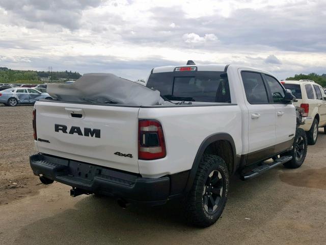 1C6SRFLT2KN534119 - 2019 RAM 1500 REBEL თეთრი ფოტო 4