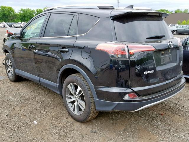 2T3RFREV6GW452684 - 2016 TOYOTA RAV4 XLE BLACK photo 3