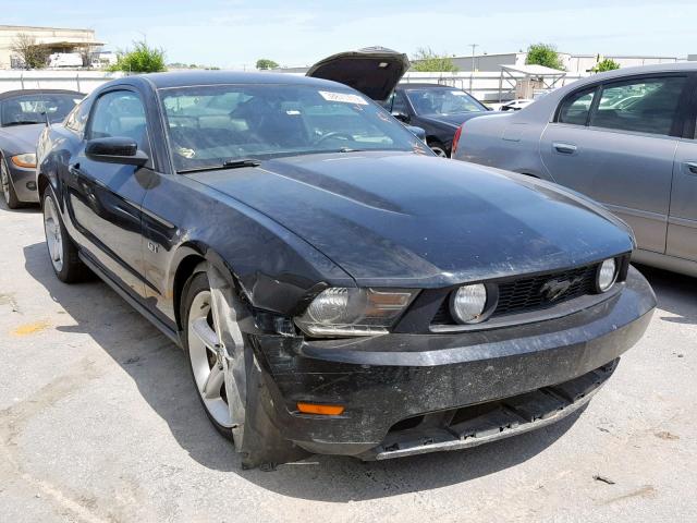 1ZVBP8CH1A5101764 - 2010 FORD MUSTANG GT BLACK photo 1