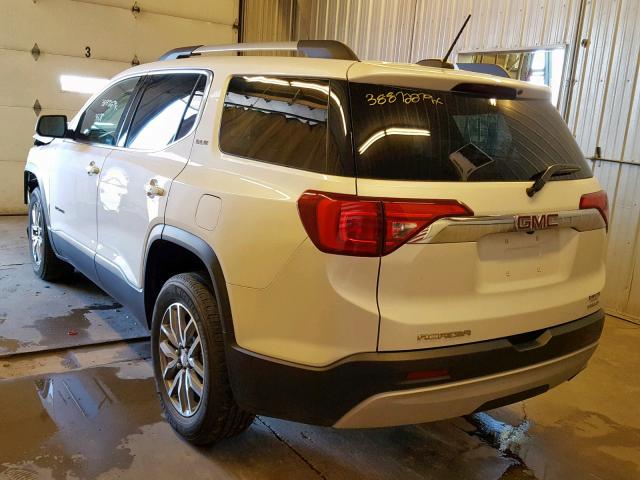 1GKKNSLA4HZ287316 - 2017 GMC ACADIA SLE WHITE photo 3