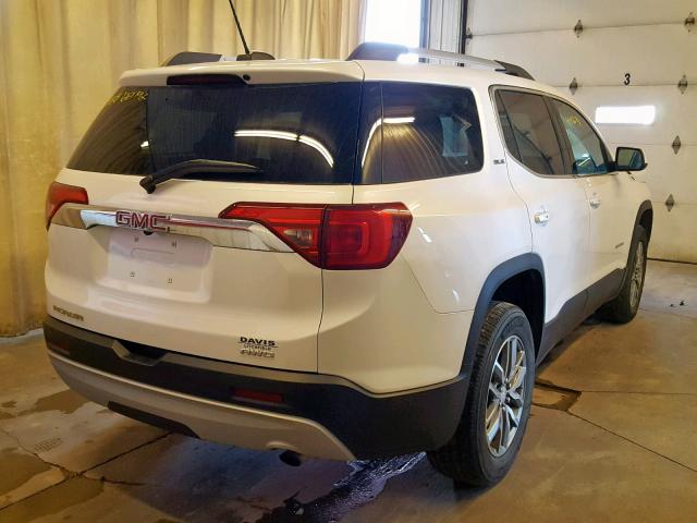 1GKKNSLA4HZ287316 - 2017 GMC ACADIA SLE WHITE photo 4