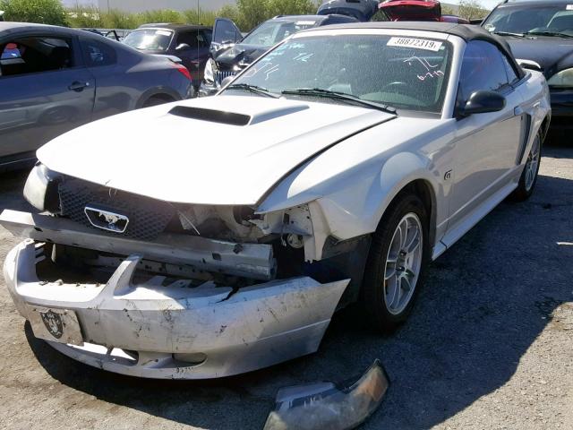 1FAFP45X32F207779 - 2002 FORD MUSTANG GT GRAY photo 2