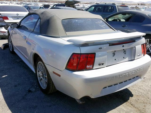 1FAFP45X32F207779 - 2002 FORD MUSTANG GT GRAY photo 3