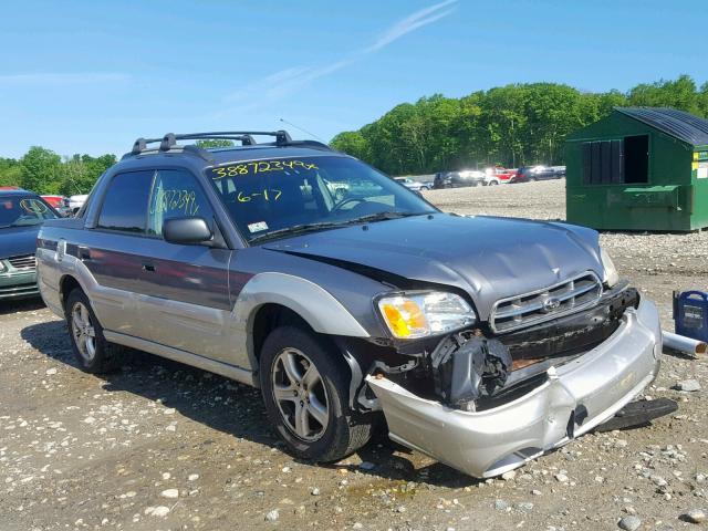 4S4BT62C257102064 - 2005 SUBARU BAJA SPORT GRAY photo 1