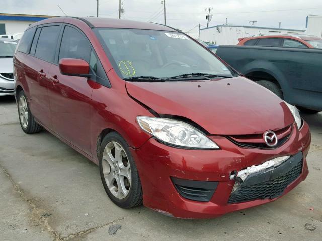 JM1CR2W38A0360280 - 2010 MAZDA 5 RED photo 1