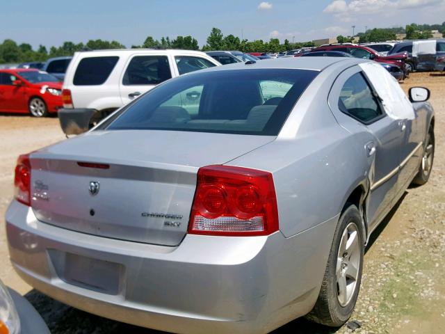 2B3CA3CV3AH223019 - 2010 DODGE CHARGER SX SILVER photo 4