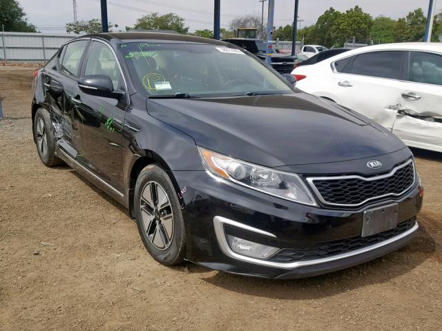 KNAGM4AD4D5039966 - 2013 KIA OPTIMA HYB BLACK photo 1