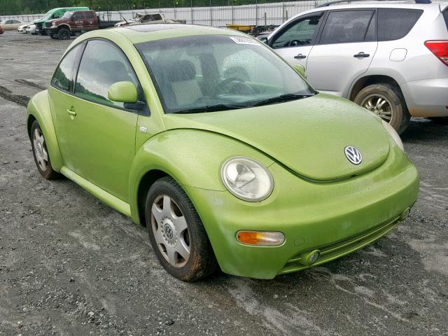 3VWCD21C5YM418680 - 2000 VOLKSWAGEN NEW BEETLE GREEN photo 1