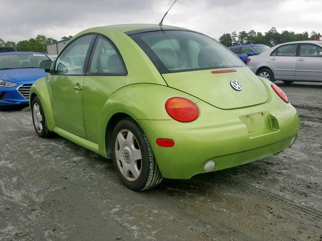 3VWCD21C5YM418680 - 2000 VOLKSWAGEN NEW BEETLE GREEN photo 3