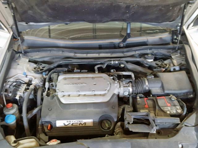 1HGCP36878A055527 - 2008 HONDA ACCORD EXL SILVER photo 7