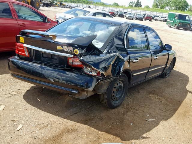 KNAGD128125144963 - 2002 KIA OPTIMA MAG BLACK photo 4