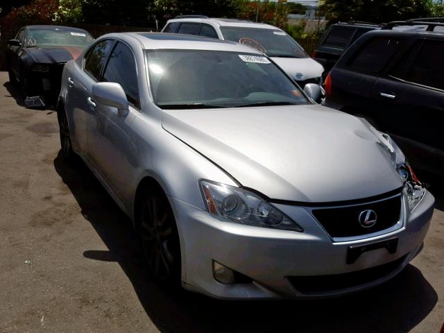 JTHBK262X85069590 - 2008 LEXUS IS 250 SILVER photo 1