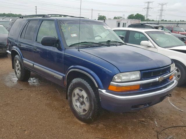 1GNDT13W7Y2165145 - 2000 CHEVROLET BLAZER BLUE photo 1