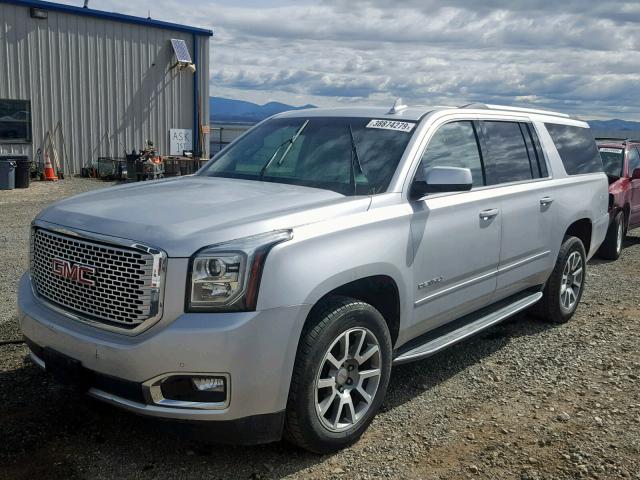 1GKS2HKJ4GR390392 - 2016 GMC YUKON XL D SILVER photo 2