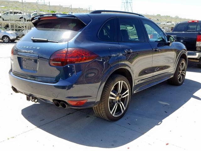 WP1AD2A2XELA75166 - 2014 PORSCHE CAYENNE GT BLUE photo 4