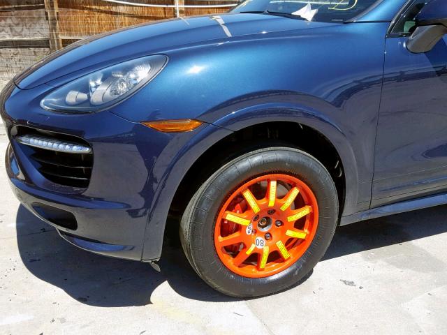 WP1AD2A2XELA75166 - 2014 PORSCHE CAYENNE GT BLUE photo 9