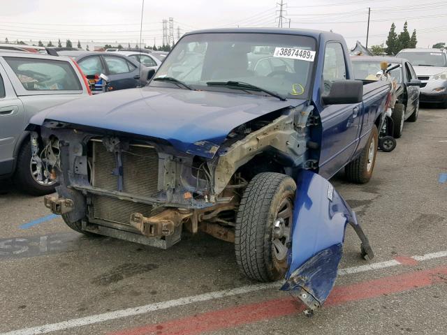 1FTKR1AD1BPB02519 - 2011 FORD RANGER BLUE photo 2