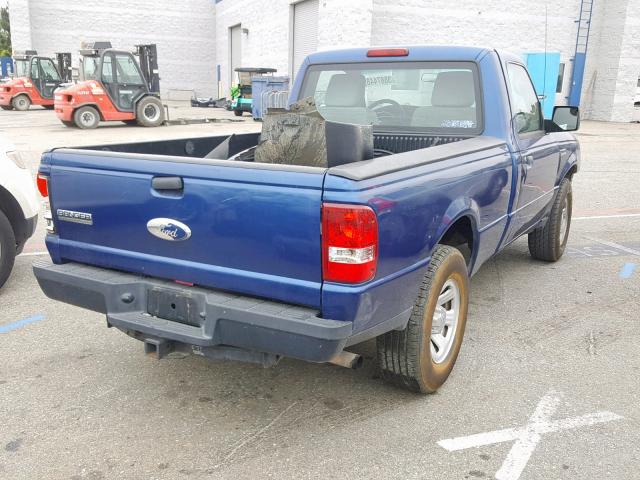 1FTKR1AD1BPB02519 - 2011 FORD RANGER BLUE photo 4