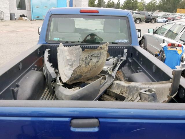 1FTKR1AD1BPB02519 - 2011 FORD RANGER BLUE photo 6