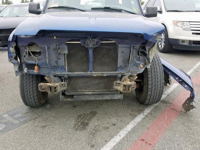 1FTKR1AD1BPB02519 - 2011 FORD RANGER BLUE photo 9